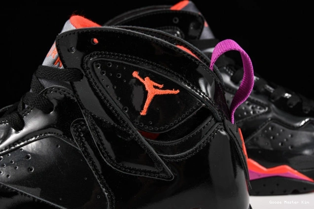 Retro 313358-006 7 Black Patent Jordan Air 0710